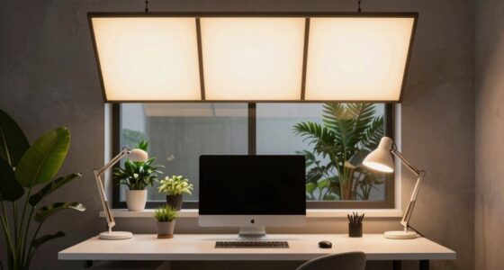 top windowless office lighting