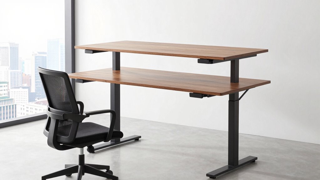 top wobble free standing desks