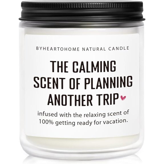 Travel Gifts for Women Travelers Planner Candle