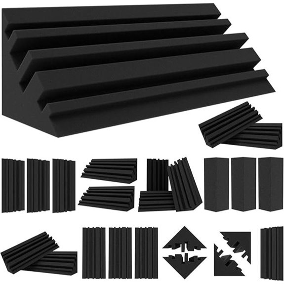 TroyStudio Bass Traps 24 Pcs Acoustic Sound Absorbers