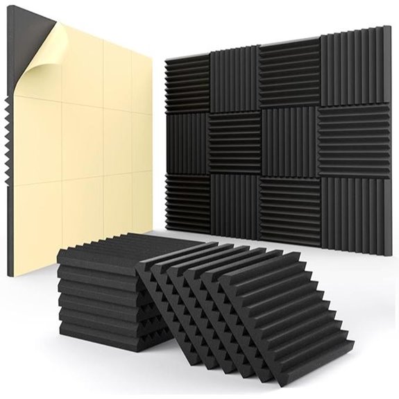 12 Pack Acoustic Foam Panels for Soundproofing