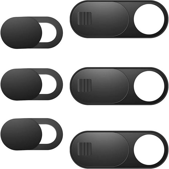 6-Pack Ultra Thin Webcam Cover Slides for Privacy