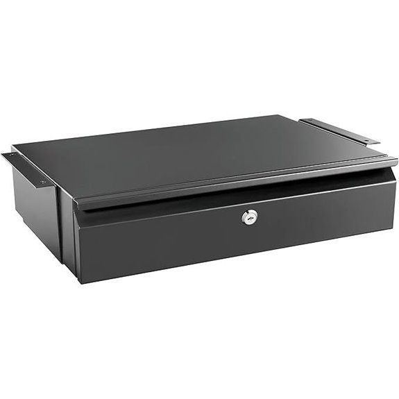 Mount-It! Under Desk Pull-Out Drawer with Lock