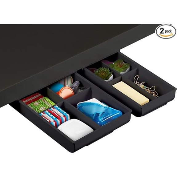 Bostitch Konnect Under Desk Drawer Organizer (2-Pack)