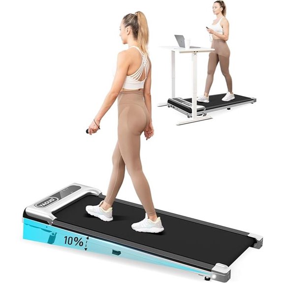 Under Desk Treadmill with Remote and LED Display