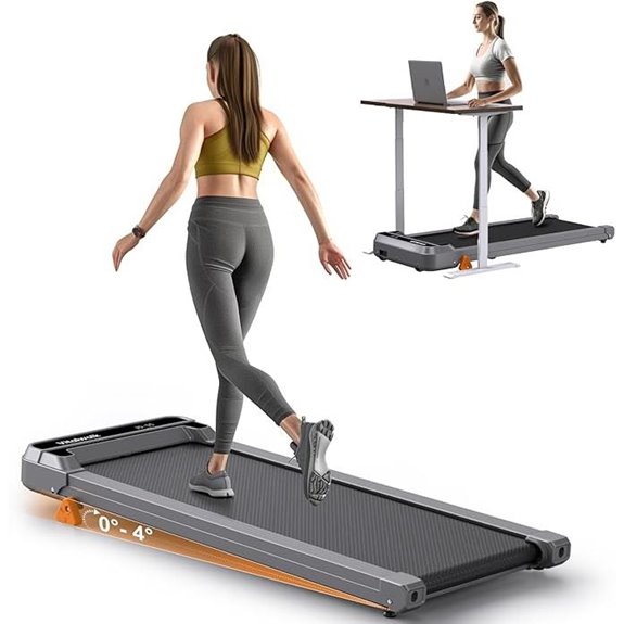 Vitalwalk Under Desk Treadmill with Incline and Remote