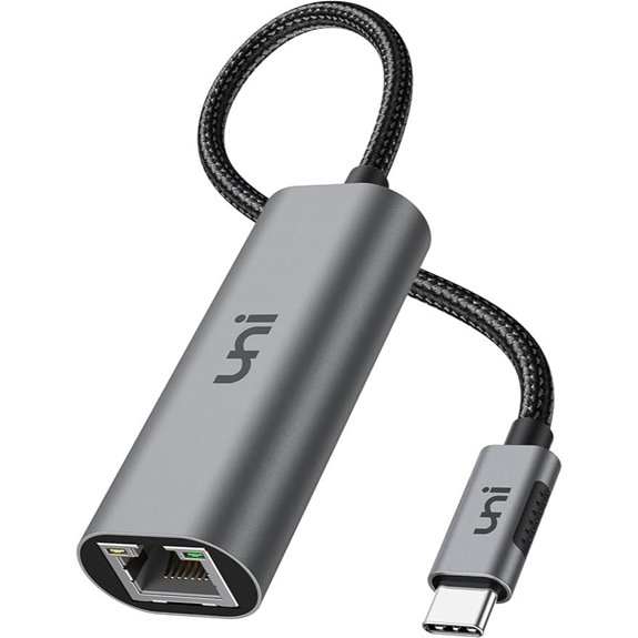 uni USB-C to Ethernet Adapter 2.5 Gbps