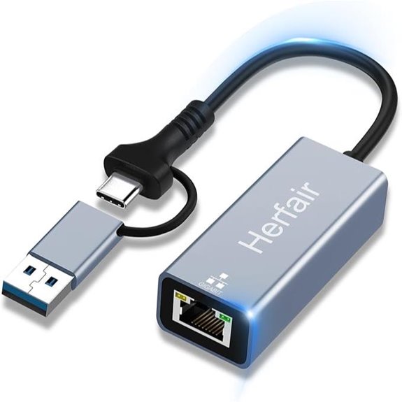 USB-C to Ethernet Adapter for MacBook and More