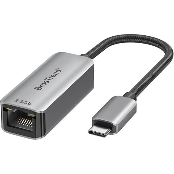BrosTrend USB-C to Ethernet Adapter with Lifetime Warranty