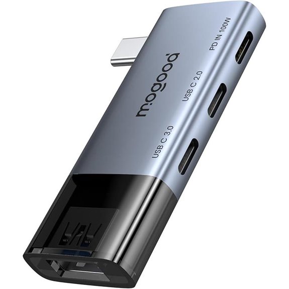 MOGOOD USB-C Hub with 3 Data Ports and Power