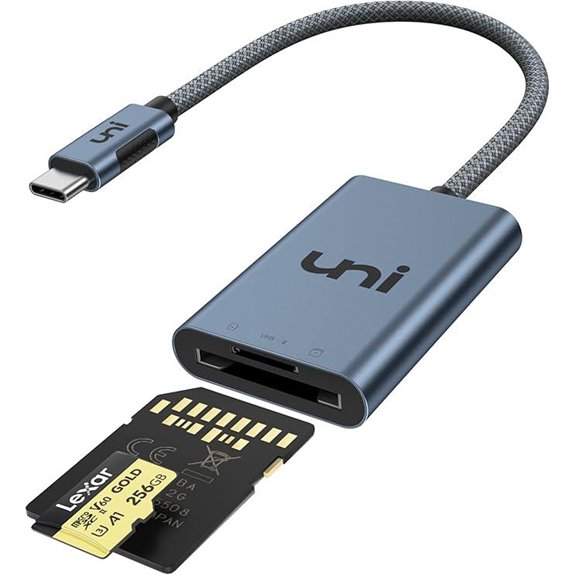 uni USB-C SD 4.0 Card Reader for Micro SD & SD Cards