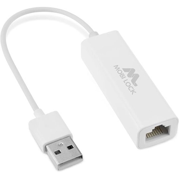 USB Ethernet LAN Adapter for Windows Mac and Vista