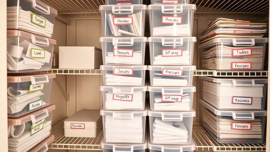 use clear color coded labels