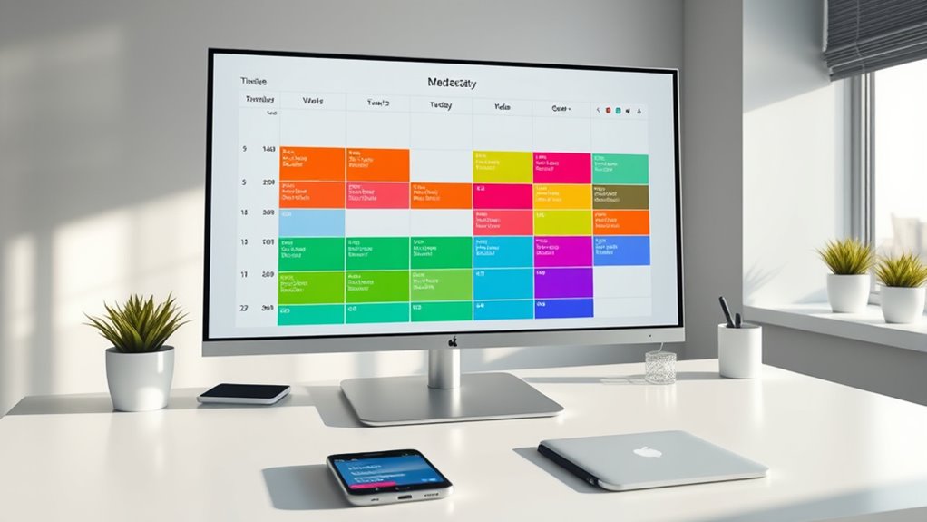 use digital scheduling tools