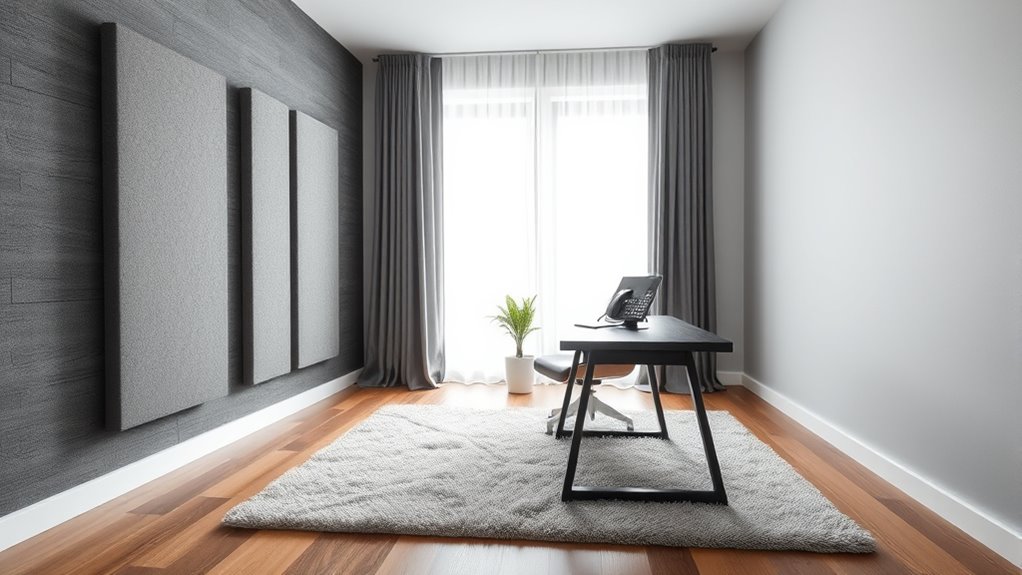 use physical sound barriers