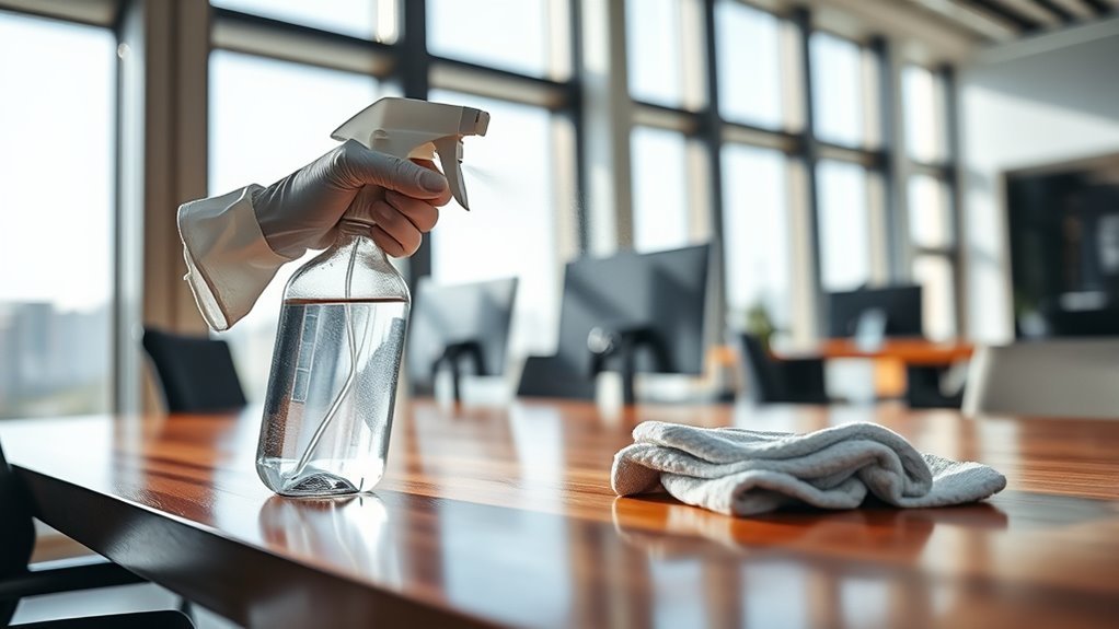 use safe cleaning products