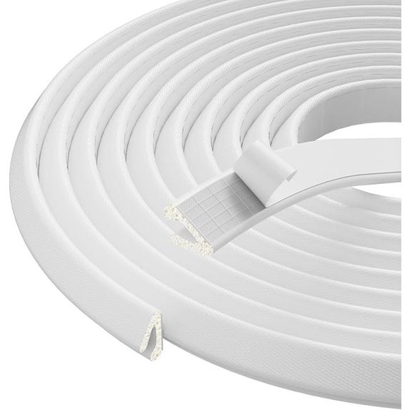 V Shape Foam Weather Stripping Door Seal 19.7FT