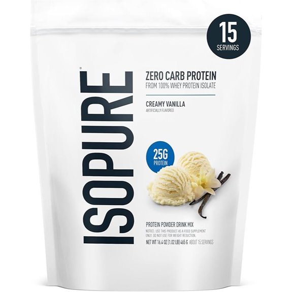 Isopure Zero Carb Vanilla Protein Powder (1 lb)