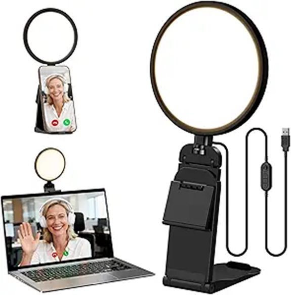 Zoom Ring Light for Video Conferencing and Streaming