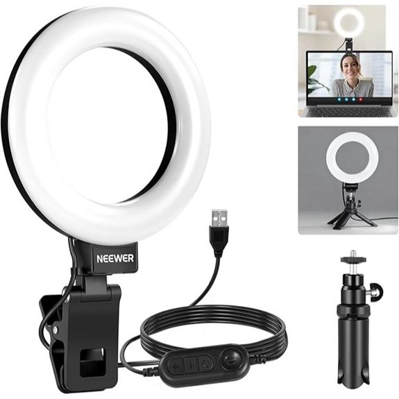 NEEWER 5 Ring Light for Video Streaming