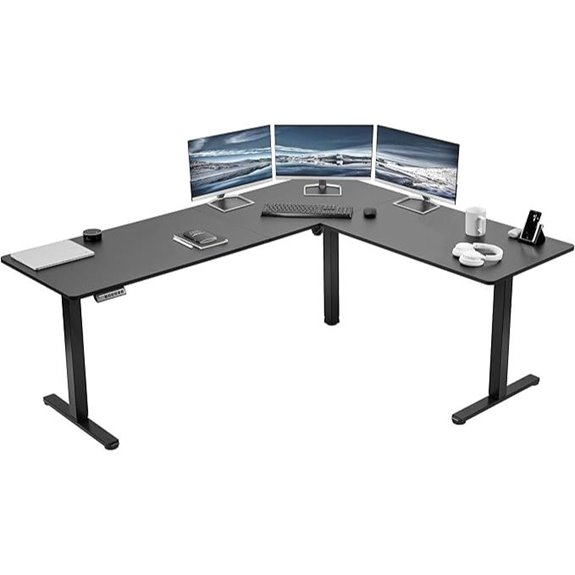 vivo corner l shaped desk