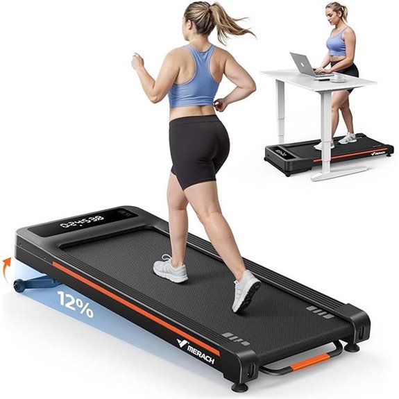 MERACH W50 Walking Treadmill with Auto Incline