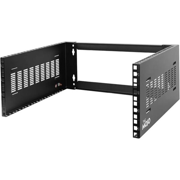 Tecmojo 4U Wall Mount Network Rack 14-Inch Depth