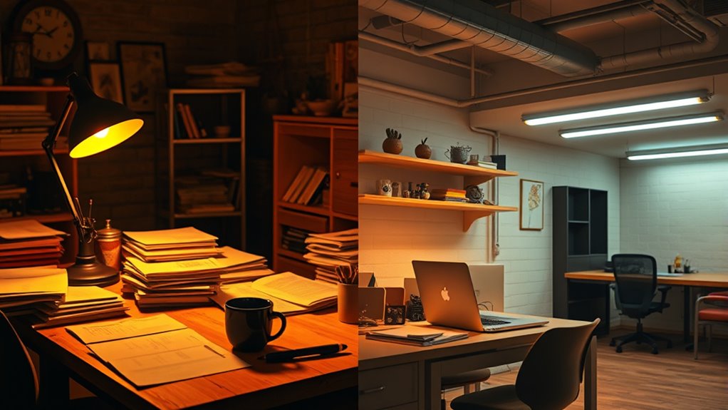 warm light promotes relaxation and well being