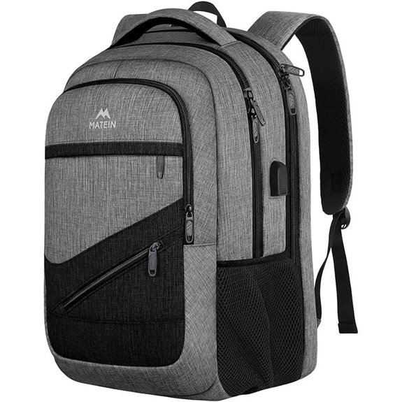 Matein 17-Inch Water-Resistant Laptop Backpack