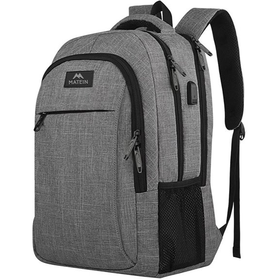 MATEIN Laptop Backpack with USB Charging Water-Resistant