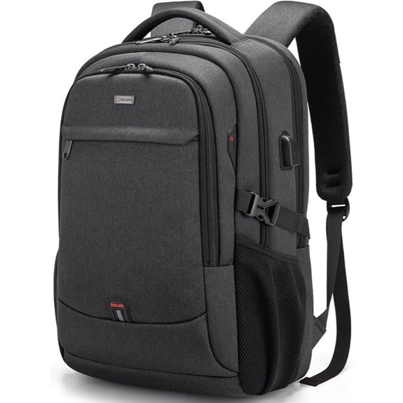 DUSLANG 17 Water-Resistant Travel Laptop Backpack