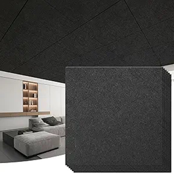 Art3d Waterproof Acoustic Ceiling Tiles (12-Pack)