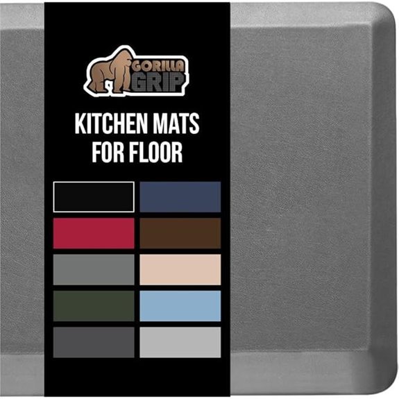 GORILLA GRIP Cushioned Waterproof Kitchen Floor Mat