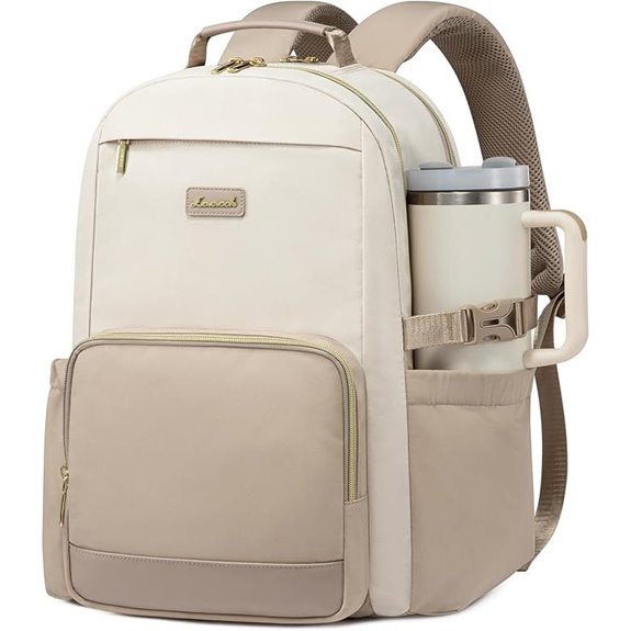 LOVEVOOK 17-Inch Waterproof Laptop Backpack for Women