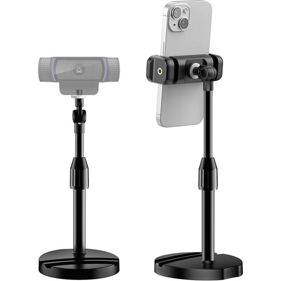 InnoGear Webcam Mount with Phone Holder and Thread