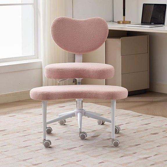 wheeled ergonomic office chair