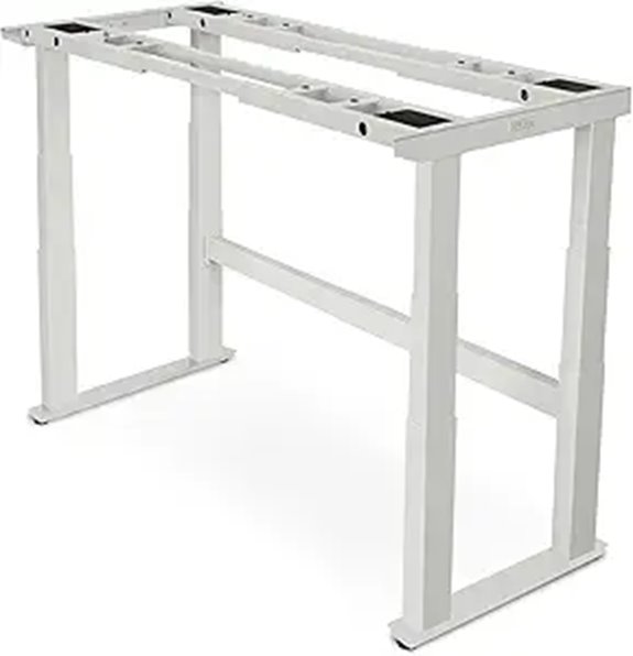 UPLIFTDESK Adjustable Standing Desk Frame (White)