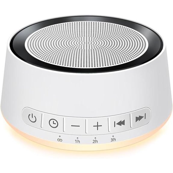 White Noise Sleep Machine with Night Light and 30 Sounds