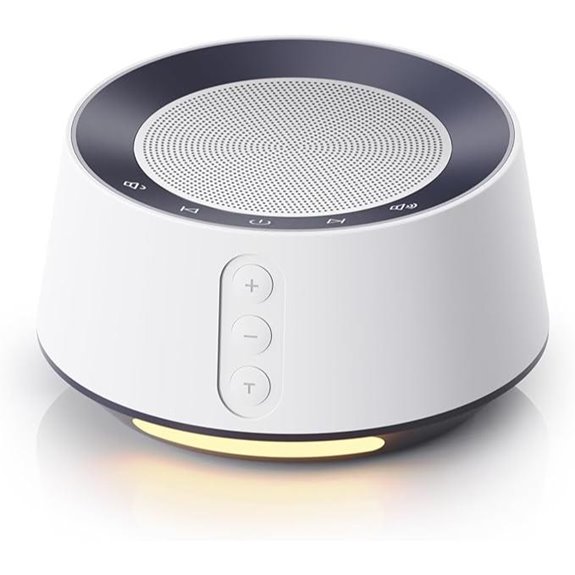 BGOVERSS White Noise Machine with 20 Sounds & Night Light