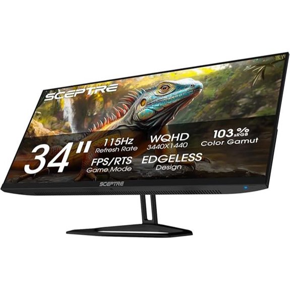 Sceptre 34 Prime Monitor 3440x1440 115Hz Speakers