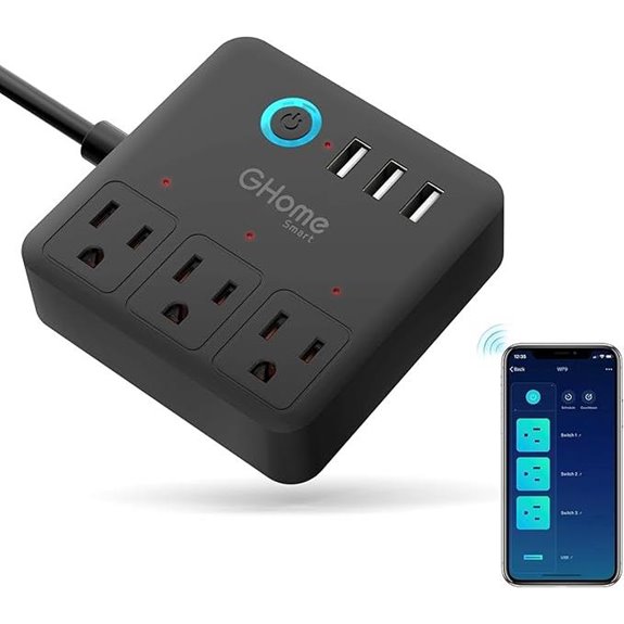 GHome Smart Power Strip with WiFi & USB Ports