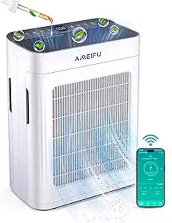 Large Room Air Purifier with WiFi & HEPA