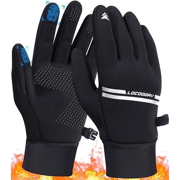 Windproof Touchscreen Winter Gloves for Men & Women