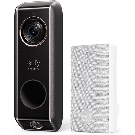 eufy Video Doorbell (Wired) with Chime and Dual Cam