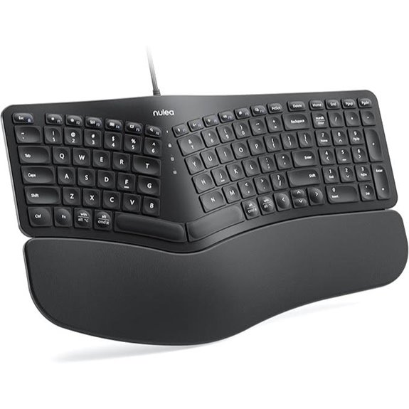 wired ergonomic split keyboard