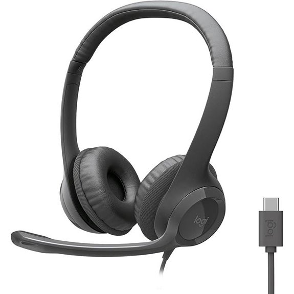 Logitech H391 Wired Headset with Noise-Canceling Mic