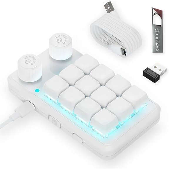 Macro Pad 12-Key Wireless Mechanical Keyboard