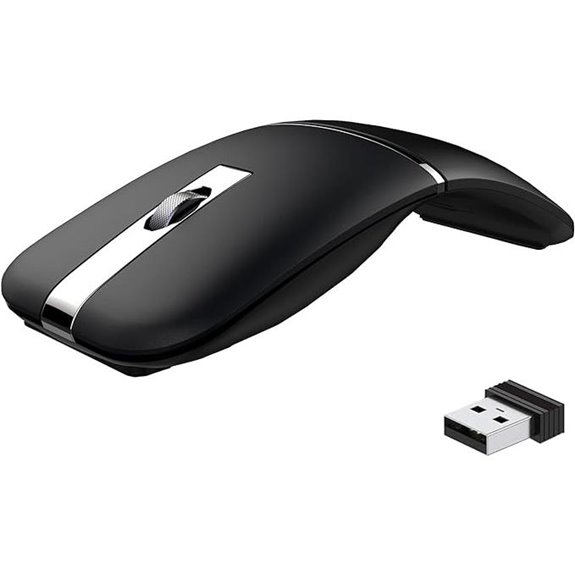 Wireless Arc Travel Mouse with Bluetooth & 2.4G