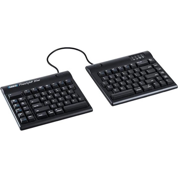 KINESIS Freestyle2 Blue Wireless Ergonomic Keyboard for Mac