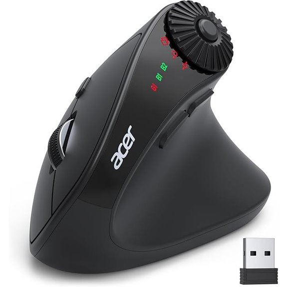 Acer Wireless Ergonomic Mouse with Side Scroll
